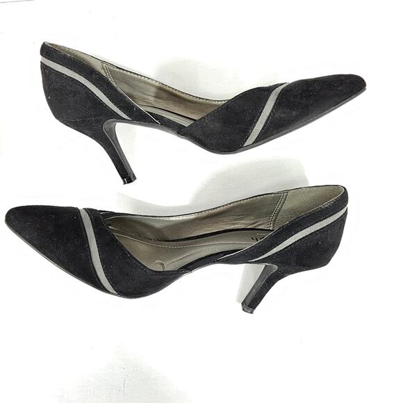 East 5th "Denny" Pointed Toe Spike Heel Black Pumps Women's Size 6.5 - Picture 3 of 9